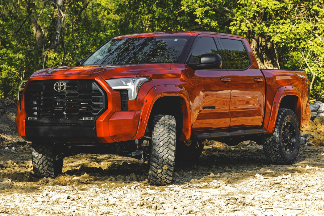 Rough Country A-T02224-RCGB Defender Pocket Fender Flare Gloss Black Toyota Tundra (22-23) Rough Country - Truck Part Superstore