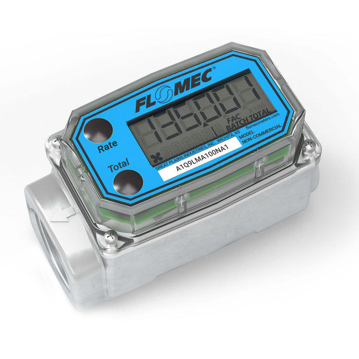 FLOMEC A1 Series low flow meter for thin petroleum based fluids in litre measurement
