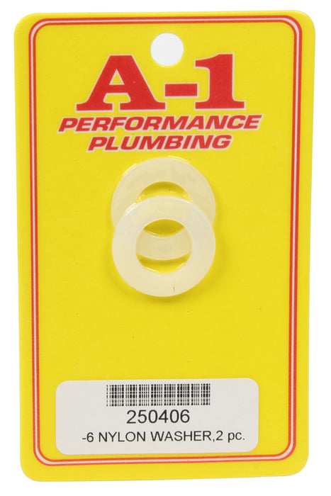 A-1 PRODUCTS 250406 AN-6 Poly Washer 2pcs