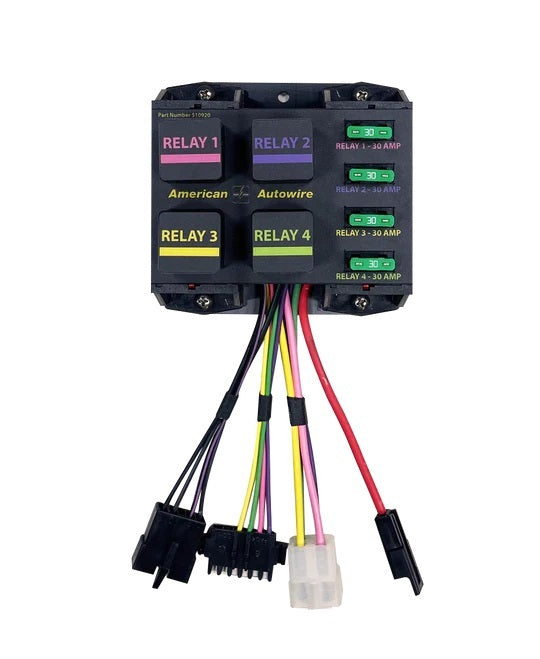 AMERICAN AUTOWIRE 510920 Banked Relay System 4 Relays