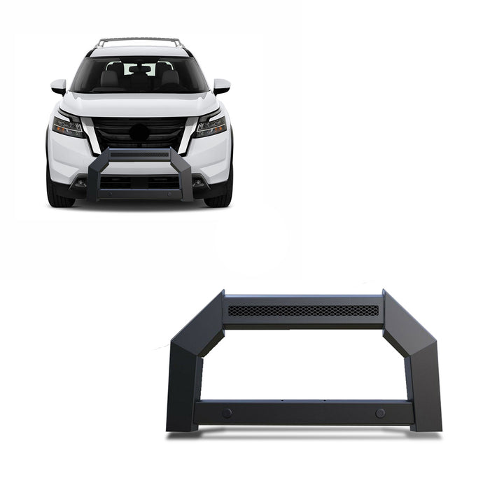 Black Horse Off Road AB-NI23-NL Matte Black Steel No skid plate - Truck Part Superstore