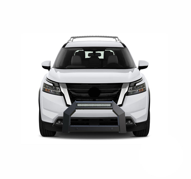 Black Horse Off Road AB-NI23 Matte Black Steel No skid plate - Truck Part Superstore