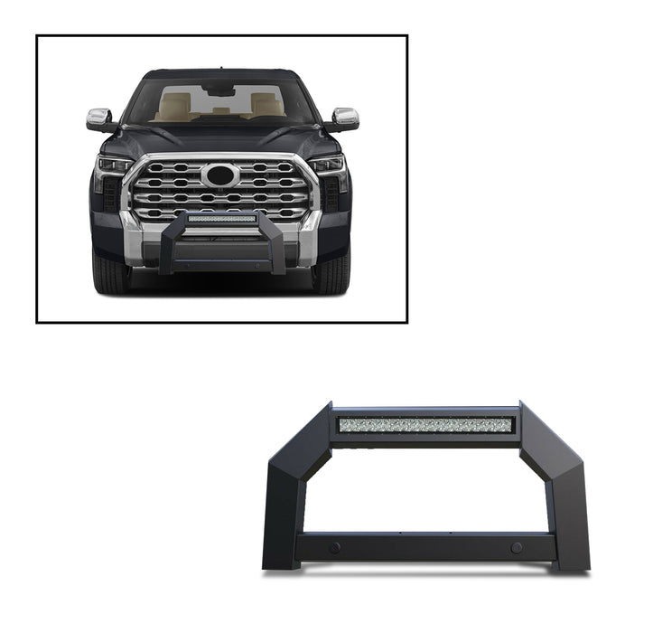 Black Horse Off Road AB-TO22 Matte Black Steel No skid plate - Truck Part Superstore