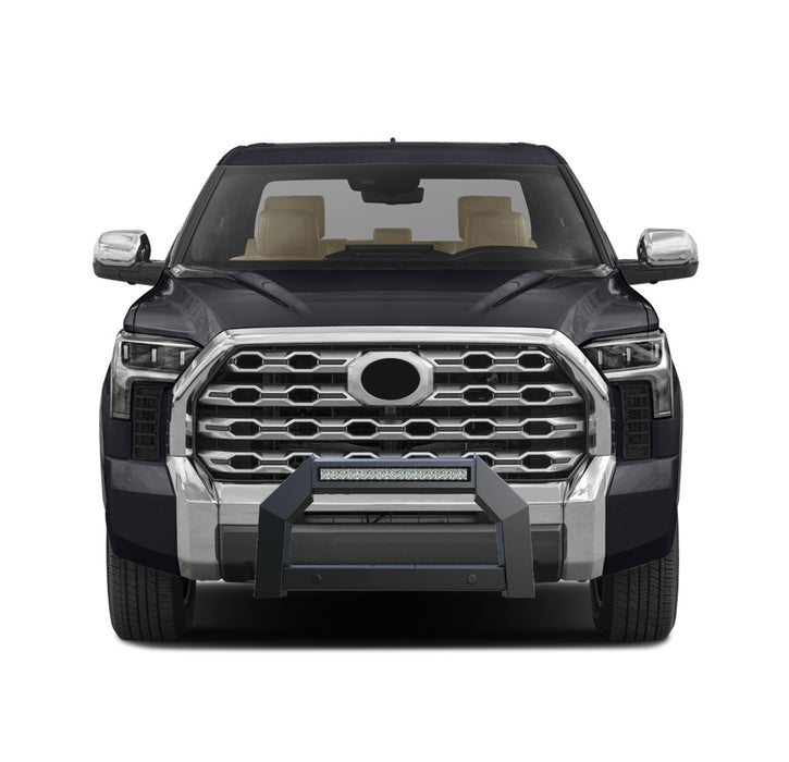 Black Horse Off Road AB-TO22 Matte Black Steel No skid plate - Truck Part Superstore