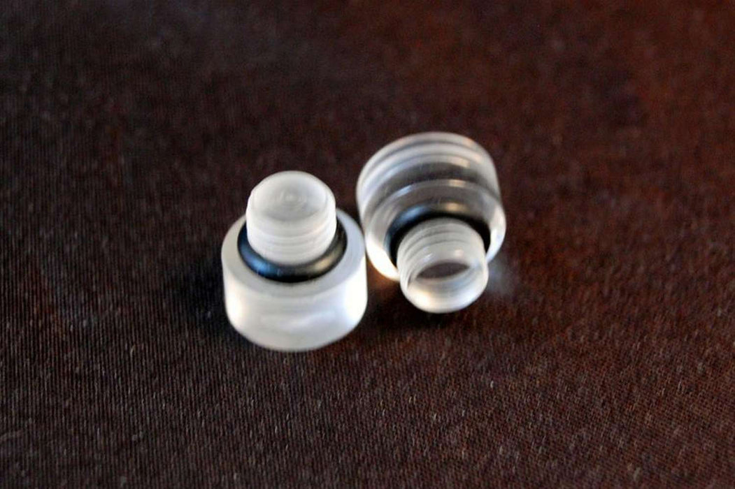 ADVANCED ENGINE DESIGN 5170 Clear Fuel Bowl Sight Plugs - Pair