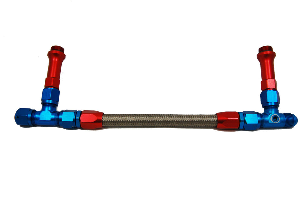 ADVANCED ENGINE DESIGN 6097 Braided Fuel Line Kit - #8 Holley Carb.