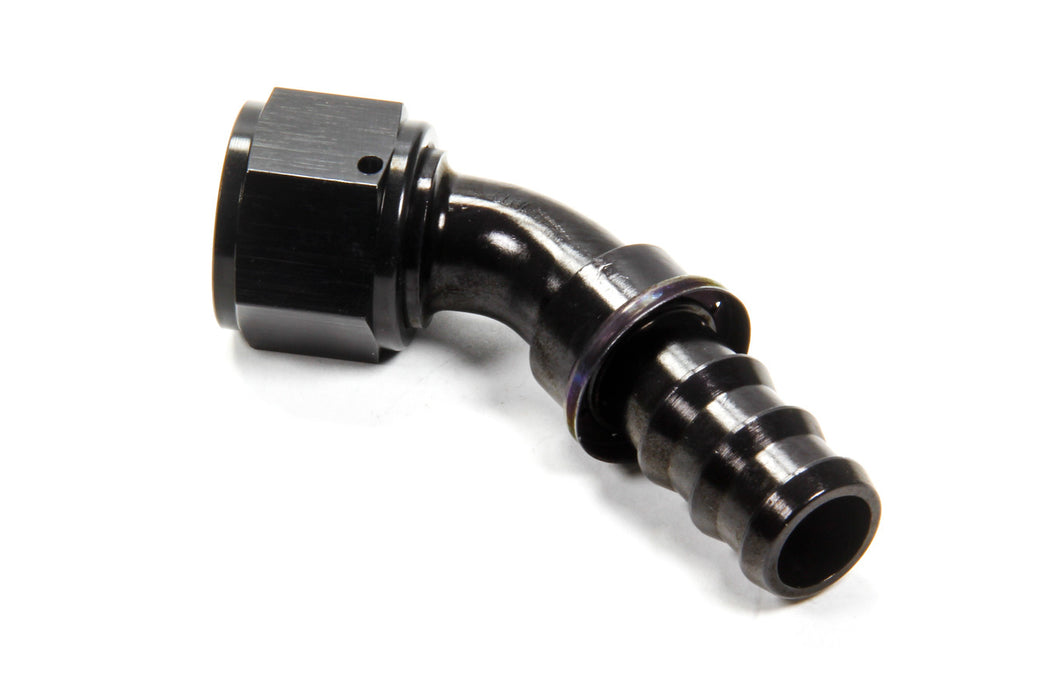 AEROQUIP FBL1525 #12 45 Degree Socketless Black