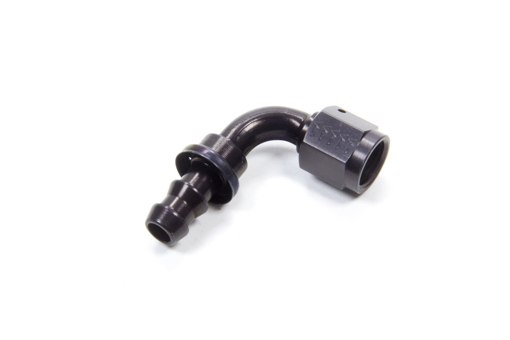 AEROQUIP FBL1532 #6 90 Degree Socketless Black
