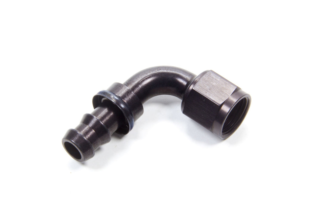 AEROQUIP FBL1533 #8 90 Degree Socketless Black