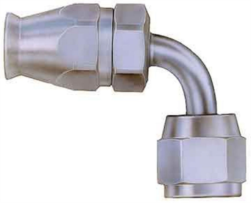 AEROQUIP FBM1122 #6 90 Deg Steel Swivel Fitting Teflon