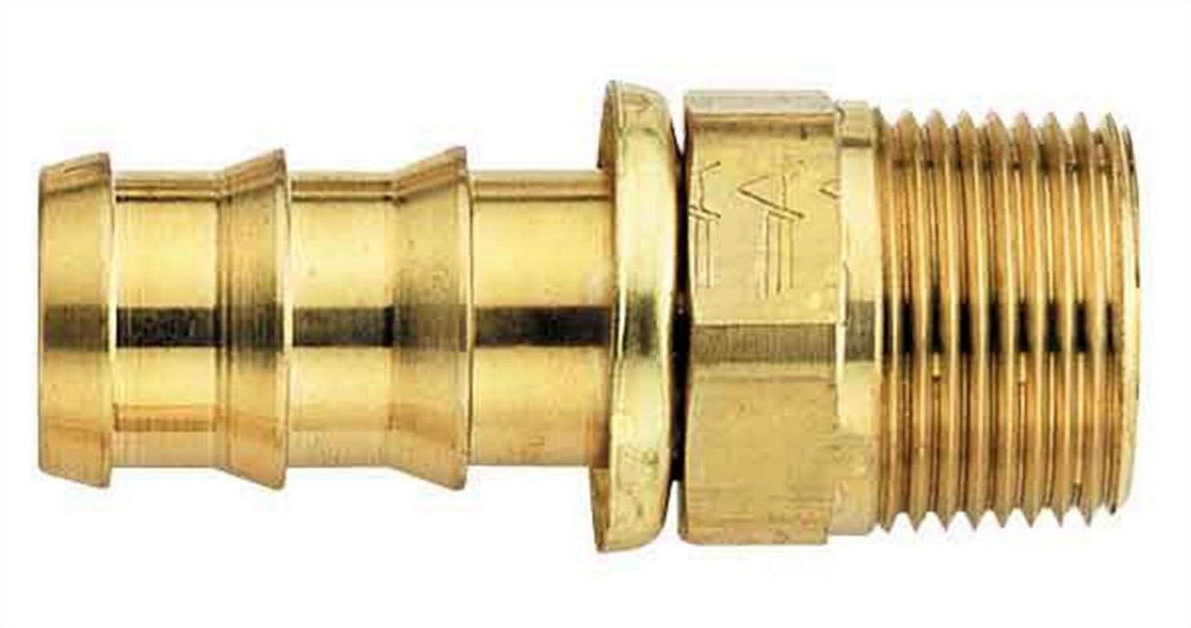 AEROQUIP FBM1202 #6 Socketless Hose To 3/8 Male Pipe Fitting