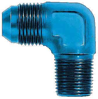 AEROQUIP FBM2037 90 Alum #8 Flare/3/8in Pipe