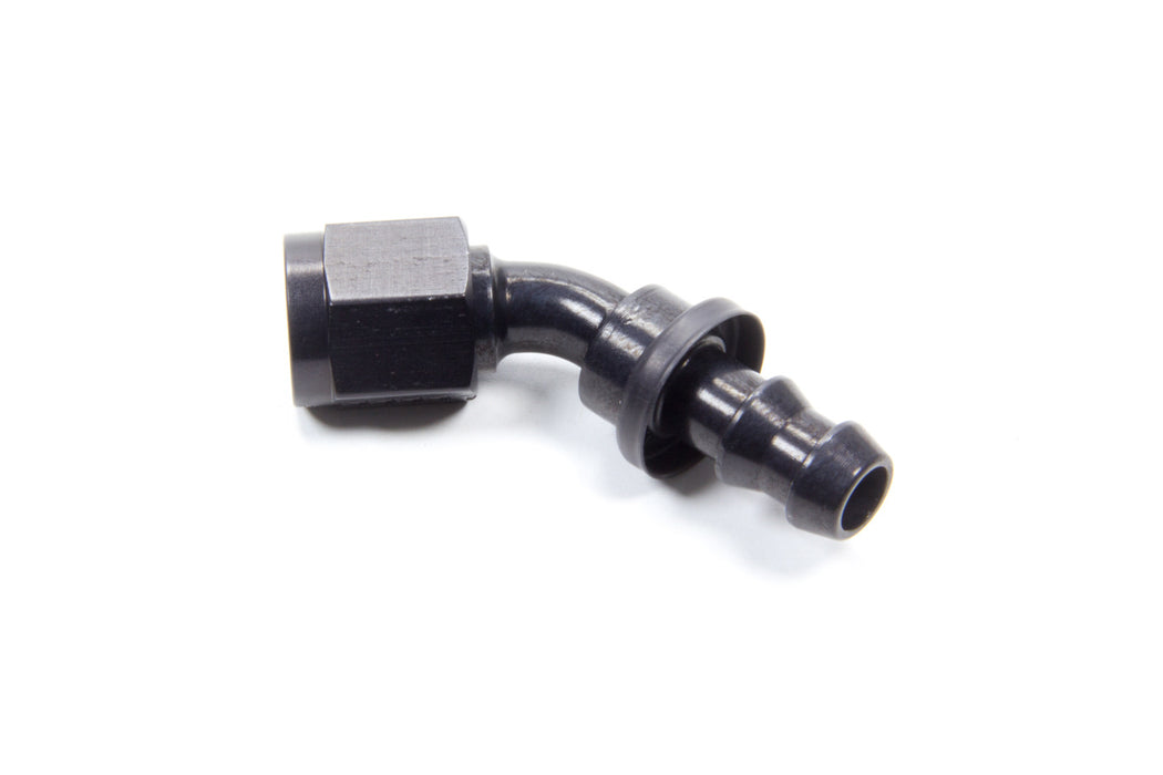 AEROQUIP FCL1522 #6 45 Degree Socketless Black