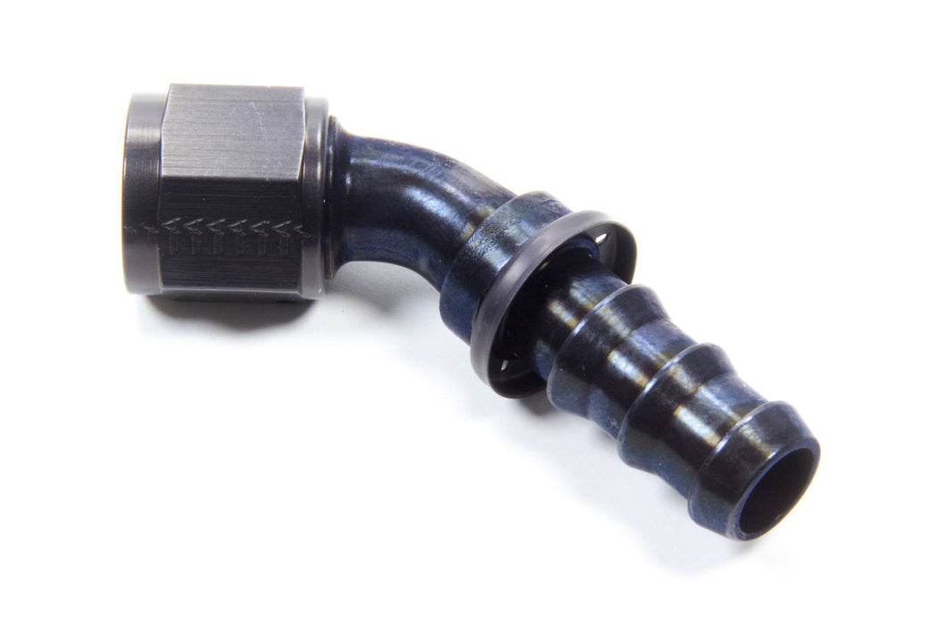 AEROQUIP FCL1524 #10 45 Degree Socketless Black