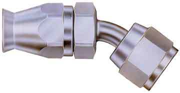 AEROQUIP FCM1110 #3 45 Stl Swivel (Teflon