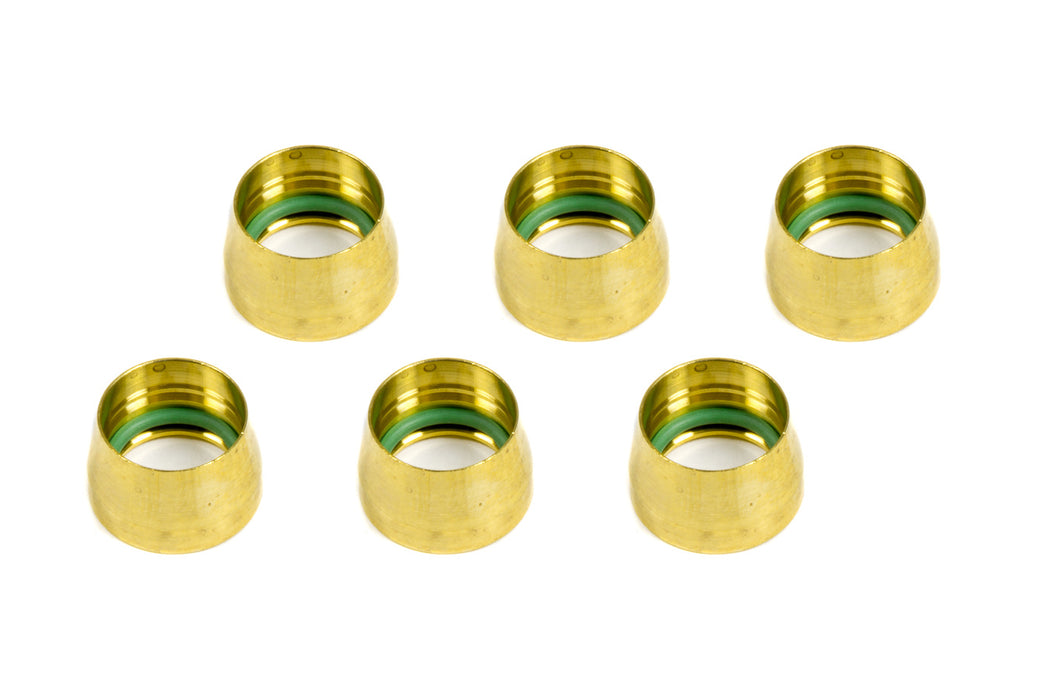 AEROQUIP FCM2432 -10 Replacement A/C Brass Sleeves (6pk)