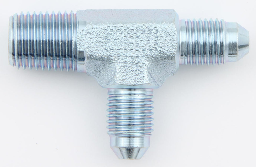 AEROQUIP FCM2703 Male Run Tee Steel #4 To 1/4 Npt