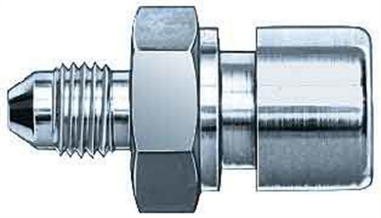 AEROQUIP FCM2936 #3 To 3/8-24 Inverted Female Steel Adapter