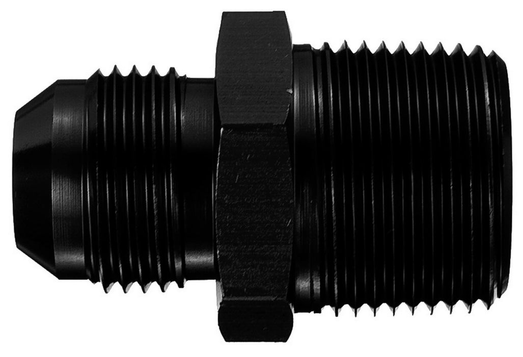 AEROQUIP FCM5004 Str Alum #6 Flare 1/4in Black