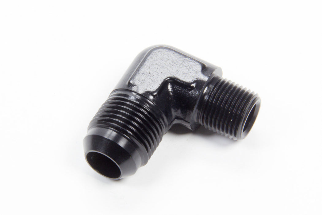 AEROQUIP FCM5016 90 Deg #10 to 3/8in Alum Adapter Black