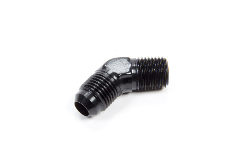 AEROQUIP FCM5022 45 Deg Alum #6 Flare 1/4 in Black