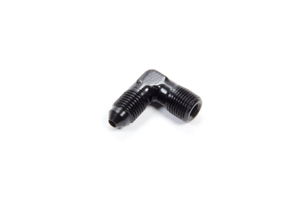 AEROQUIP FCM5030 90 Deg Alum #3 Flare 1/8 in Black