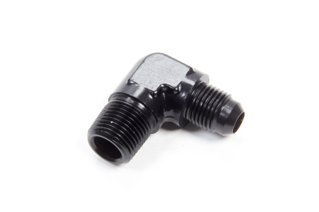AEROQUIP FCM5035 90 Deg Alum #6 Flare 3/8 in Black