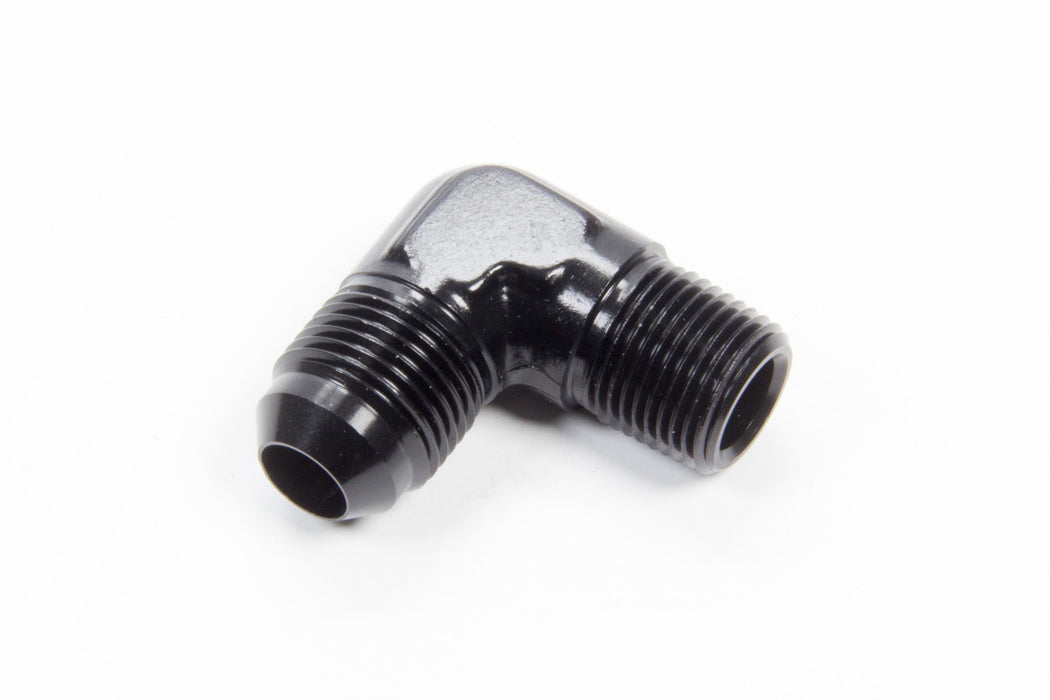 AEROQUIP FCM5037 90 Deg Alum #8 Flare 3/8 in Black