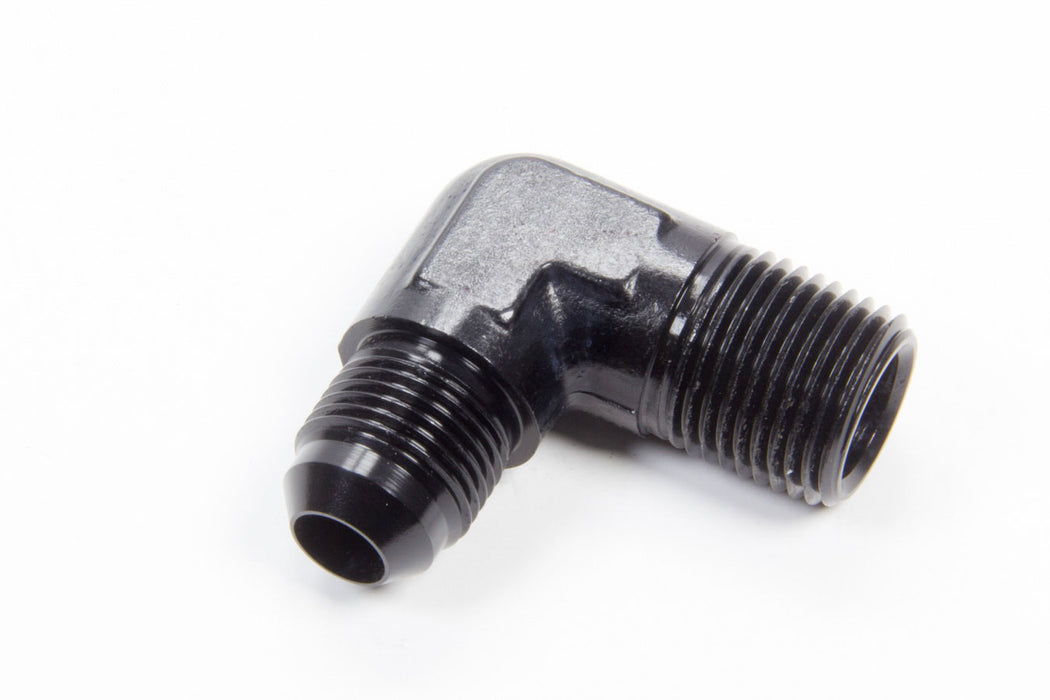 AEROQUIP FCM5038 90 Deg Alum #8 Flare 1/2 in Black