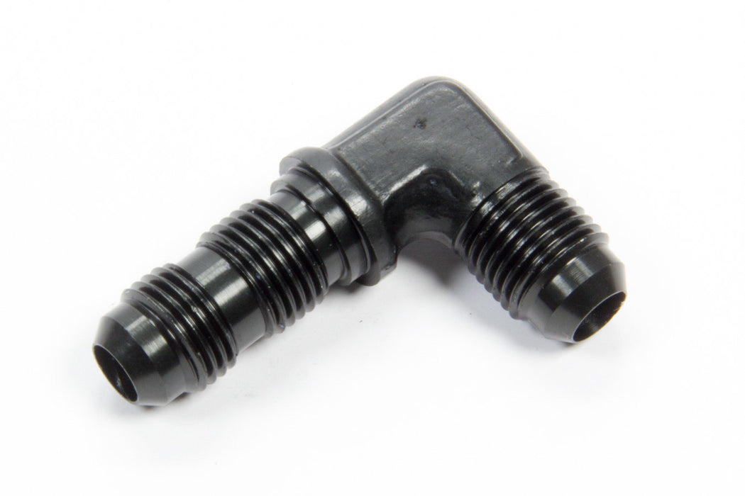AEROQUIP FCM5082 #6 Flare 90 Deg Bulkhead Union Black