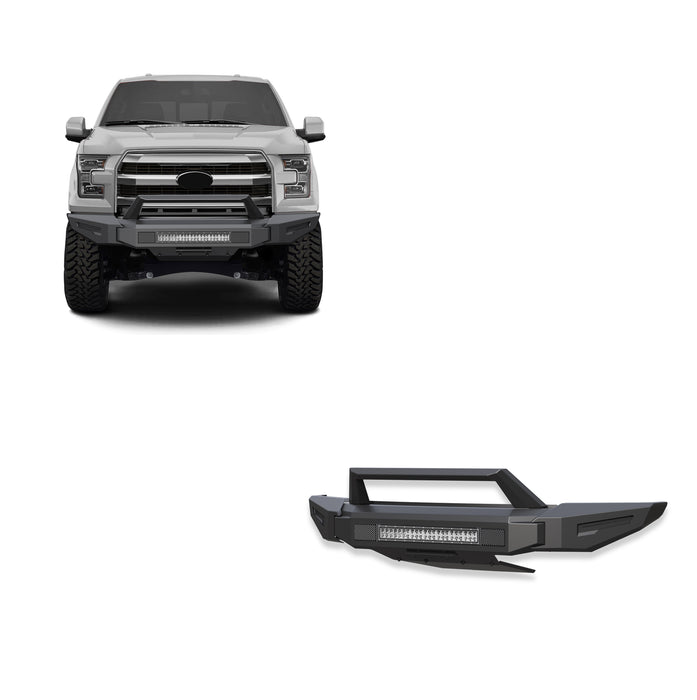 Black Horse Off Road AFB-F116-K1 Armour II Heavy Duty Modular Front Bumper Kit - Truck Part Superstore