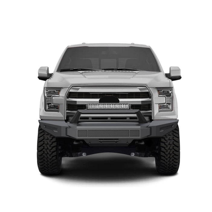 Black Horse Off Road AFB-F116-K1 Armour II Heavy Duty Modular Front Bumper Kit - Truck Part Superstore