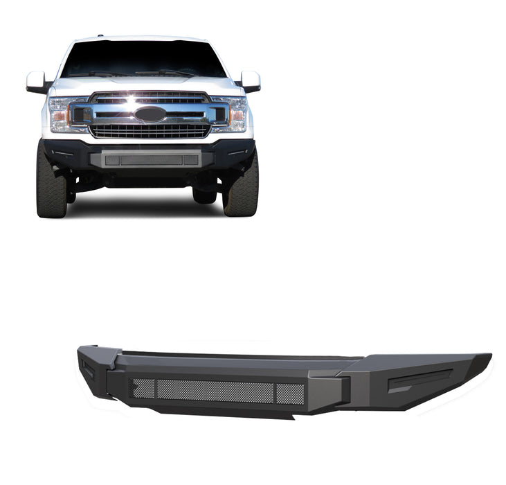 Black Horse Off Road AFB-F119-BU Armour II Heavy Duty Modular Front Bumper - Truck Part Superstore