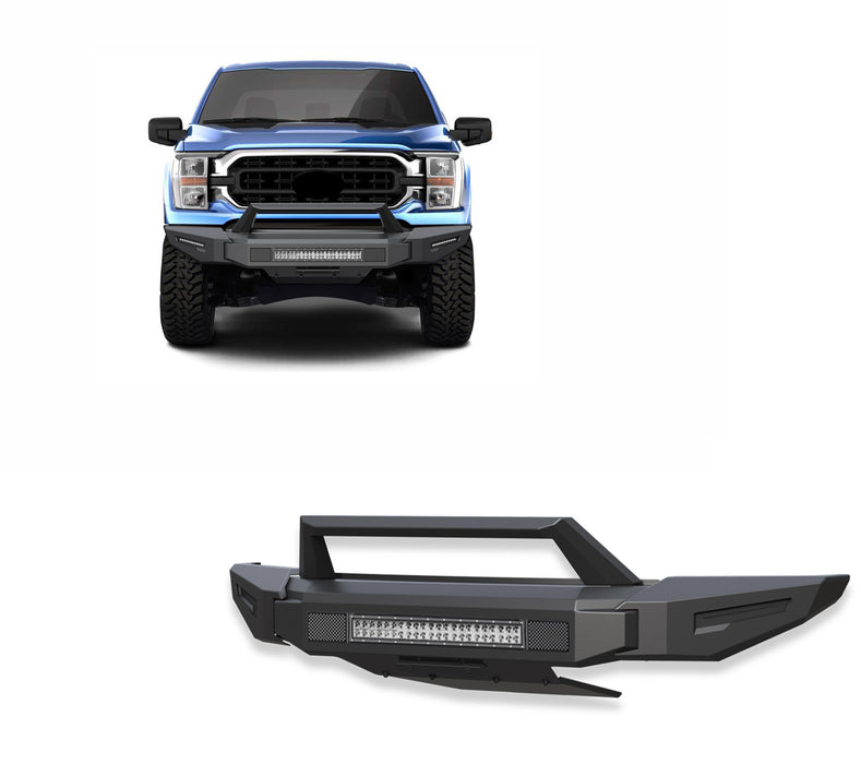 Black Horse Off Road AFB-F121-K1 Armour II Heavy Duty Modular Front Bumper Kit - Truck Part Superstore