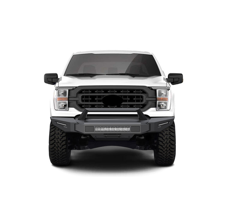 Black Horse Off Road AFB-F121-K1 Armour II Heavy Duty Modular Front Bumper Kit - Truck Part Superstore