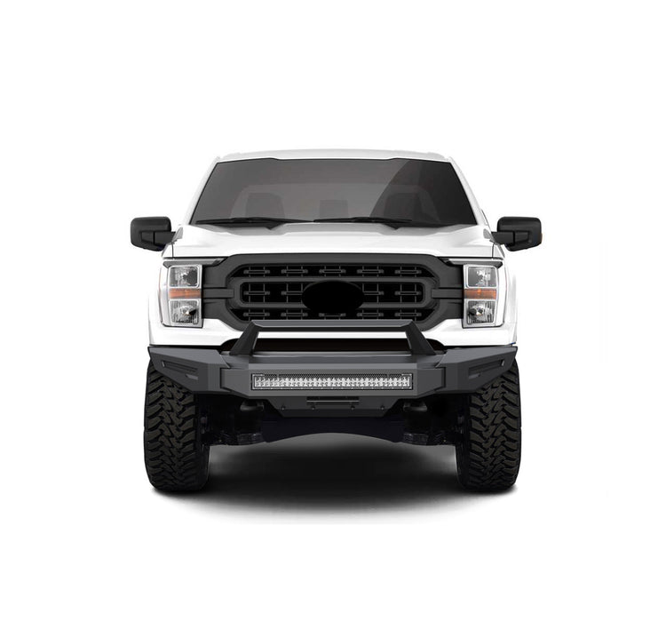 Black Horse Off Road AFB-F121-K2 Armour II Heavy Duty Modular Front Bumper Kit - Truck Part Superstore