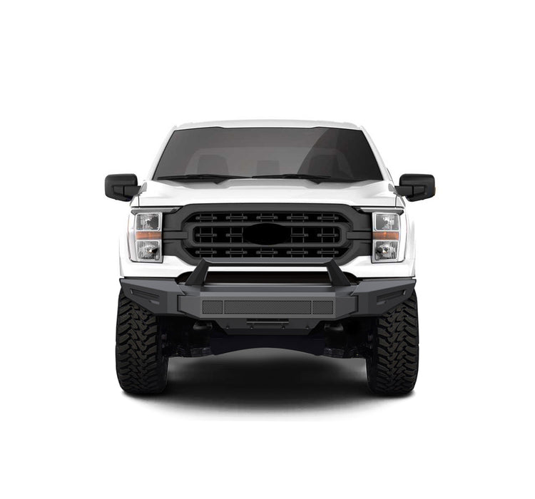 Black Horse Off Road AFB-F121 Armour II Heavy Duty Modular Front Bumper - Truck Part Superstore