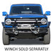 Black Horse Off Road AFB-FB22HD Armour Tubular Heavy Duty Front Bumper - Truck Part Superstore