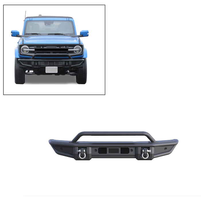 Black Horse Off Road AFB-FB22LD Armour Tubular Light Duty Front Bumper - Truck Part Superstore