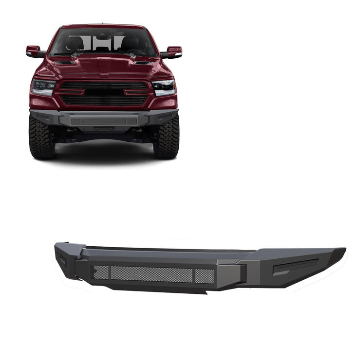 Black Horse Off Road AFB-RA20-BU Armour II Heavy Duty Modular Front Bumper - Truck Part Superstore
