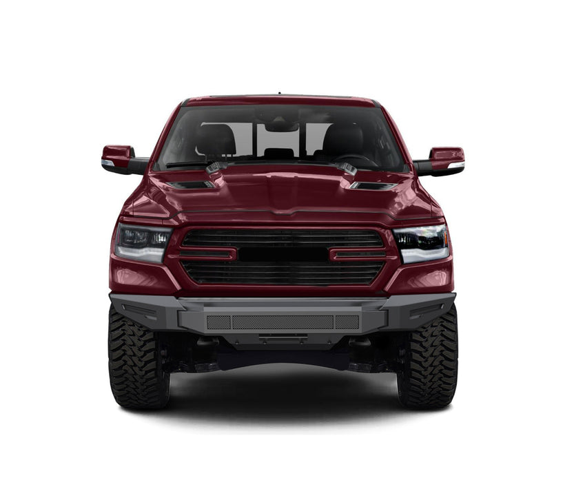 Black Horse Off Road AFB-RA20-BU Armour II Heavy Duty Modular Front Bumper - Truck Part Superstore