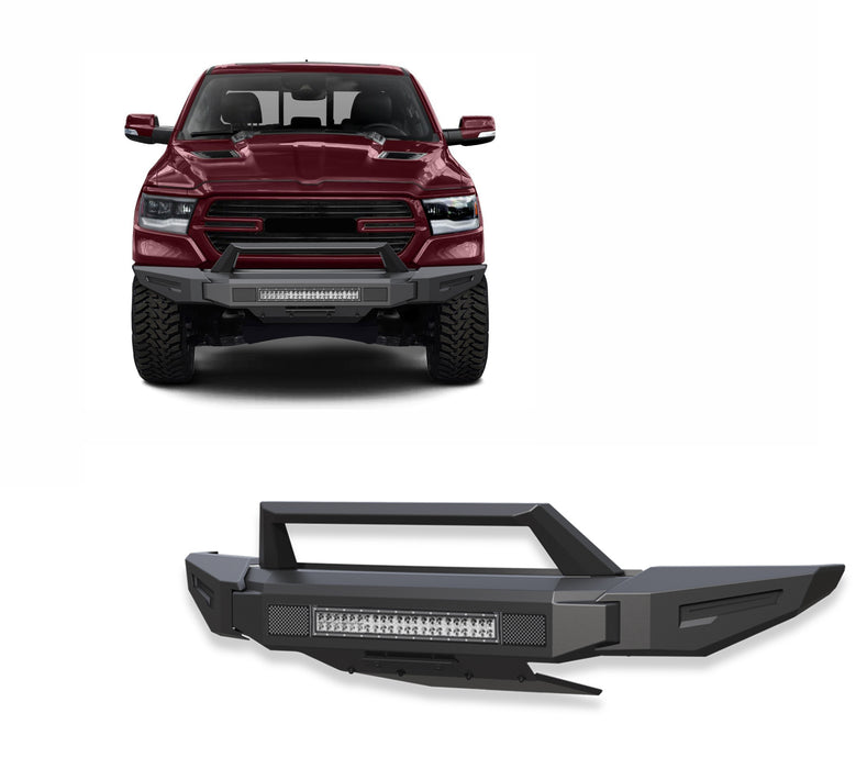 Black Horse Off Road AFB-RA20-K1 Armour II Heavy Duty Modular Front Bumper Kit - Truck Part Superstore