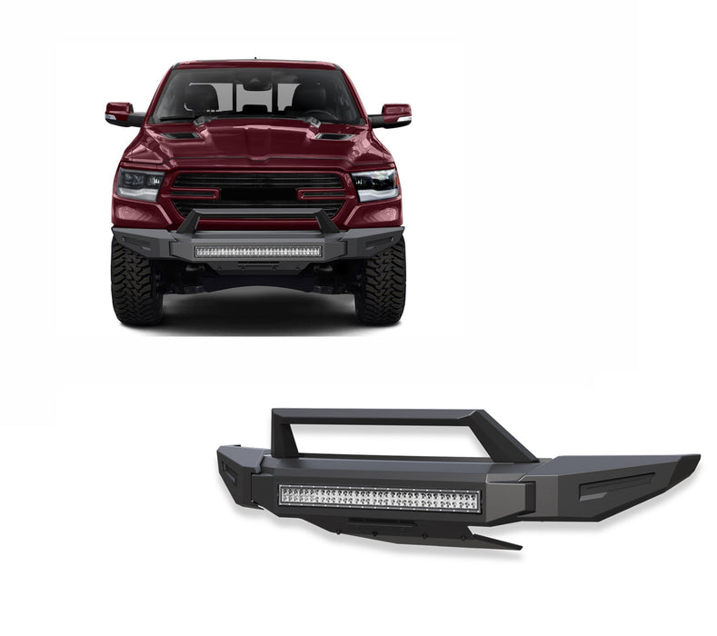 Black Horse Off Road AFB-RA20-K2 Armour II Heavy Duty Modular Front Bumper Kit - Truck Part Superstore