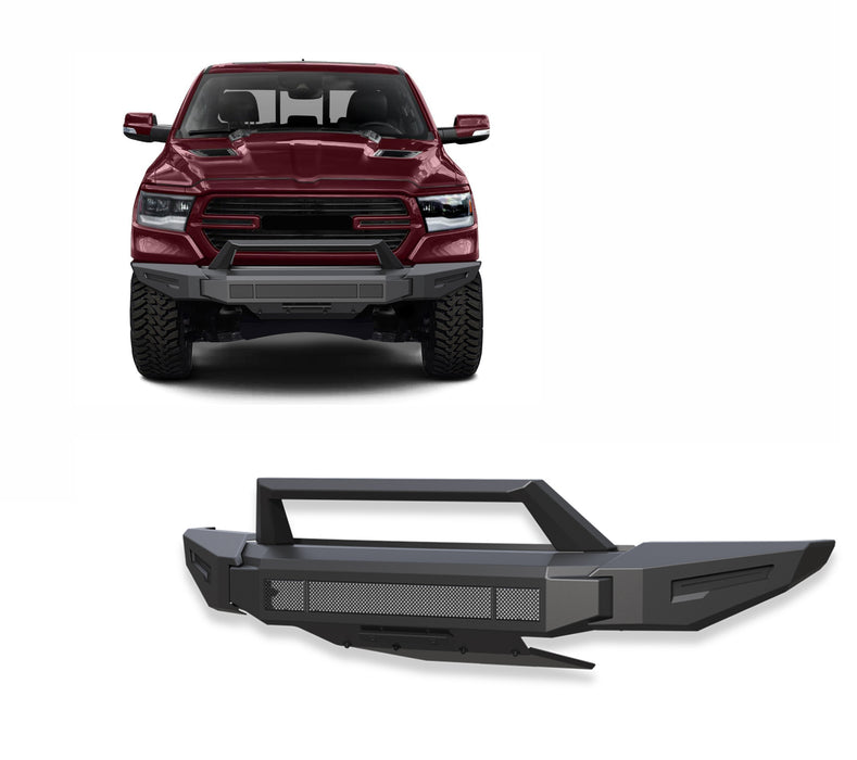 Black Horse Off Road AFB-RA20 Armour II Heavy Duty Modular Front Bumper - Truck Part Superstore