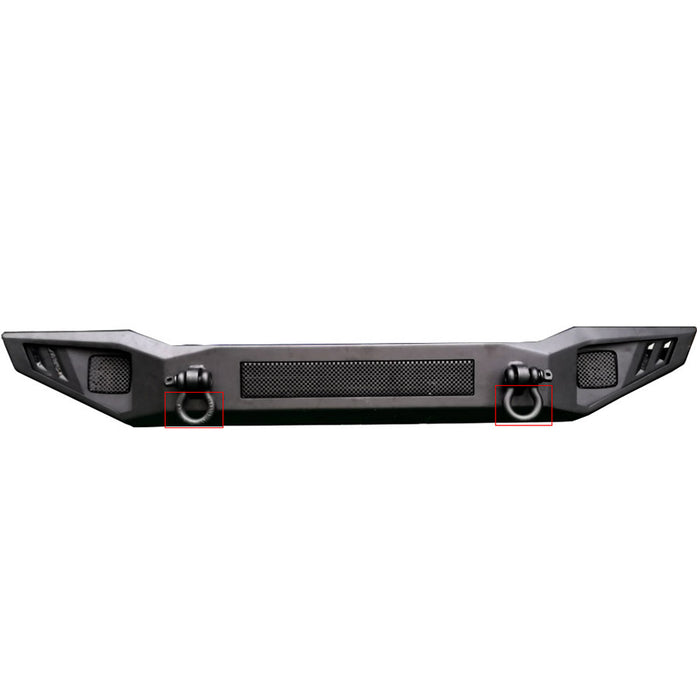 Black Horse Off Road AFB-SI19-SK Matte Black Steel Armour II Front Bumper - Truck Part Superstore