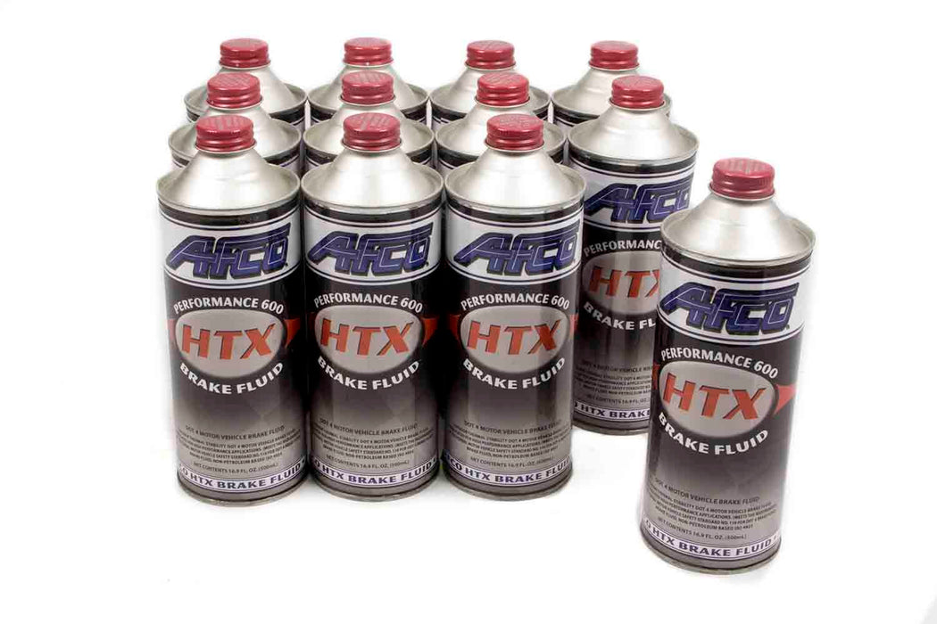 AFCO RACING PRODUCTS 6691904 Brake Fluid HTX 16.9oz (12)
