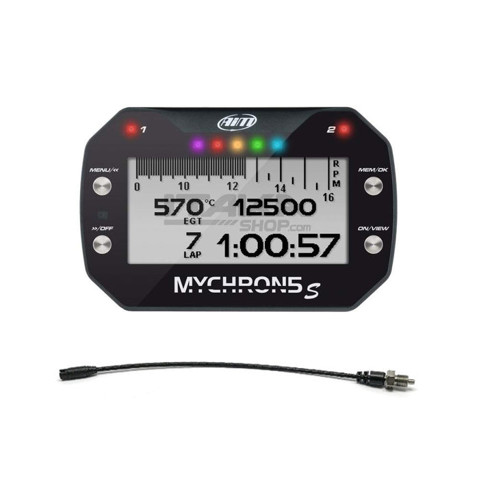 AIM SPORTS XD1M5STRM10U MyChron 5S w/ Water Temp M10