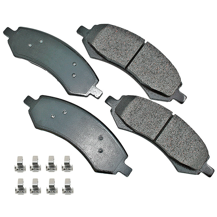 AKEBONO BRAKE CORPORATION ACT1084A ProACT Ultra-Premium Bra ke Pads - Front