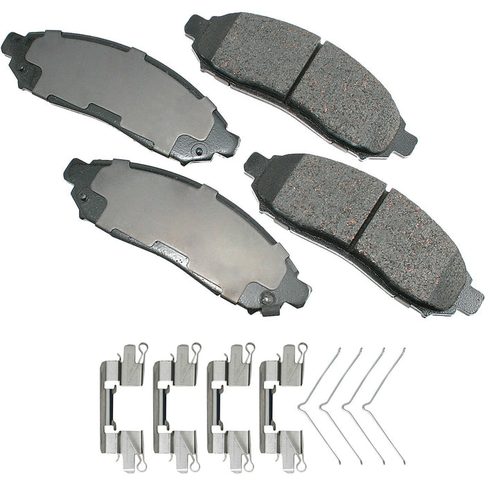 AKEBONO BRAKE CORPORATION ACT1094 ProACT Ultra-Premium Bra ke Pads - Front