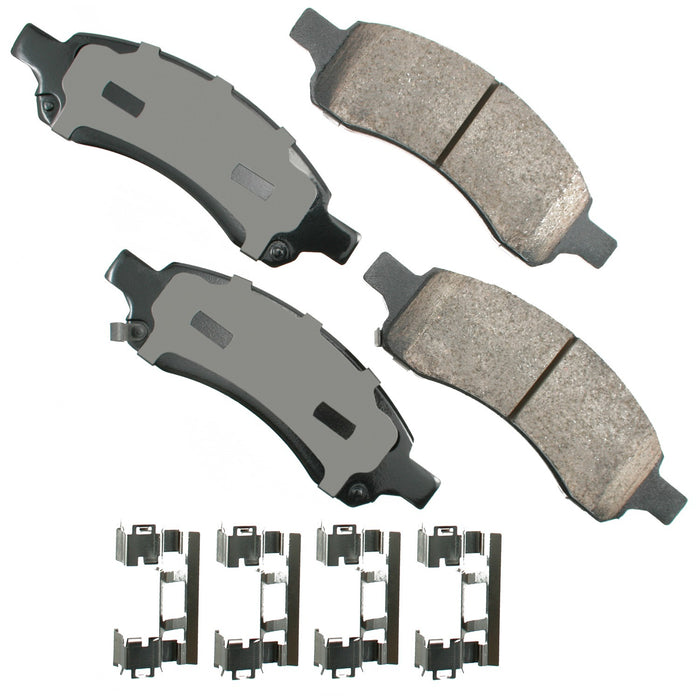 AKEBONO BRAKE CORPORATION ACT1169A Buick Enclave 17-08  Che vrolet Traverse 17-09  G